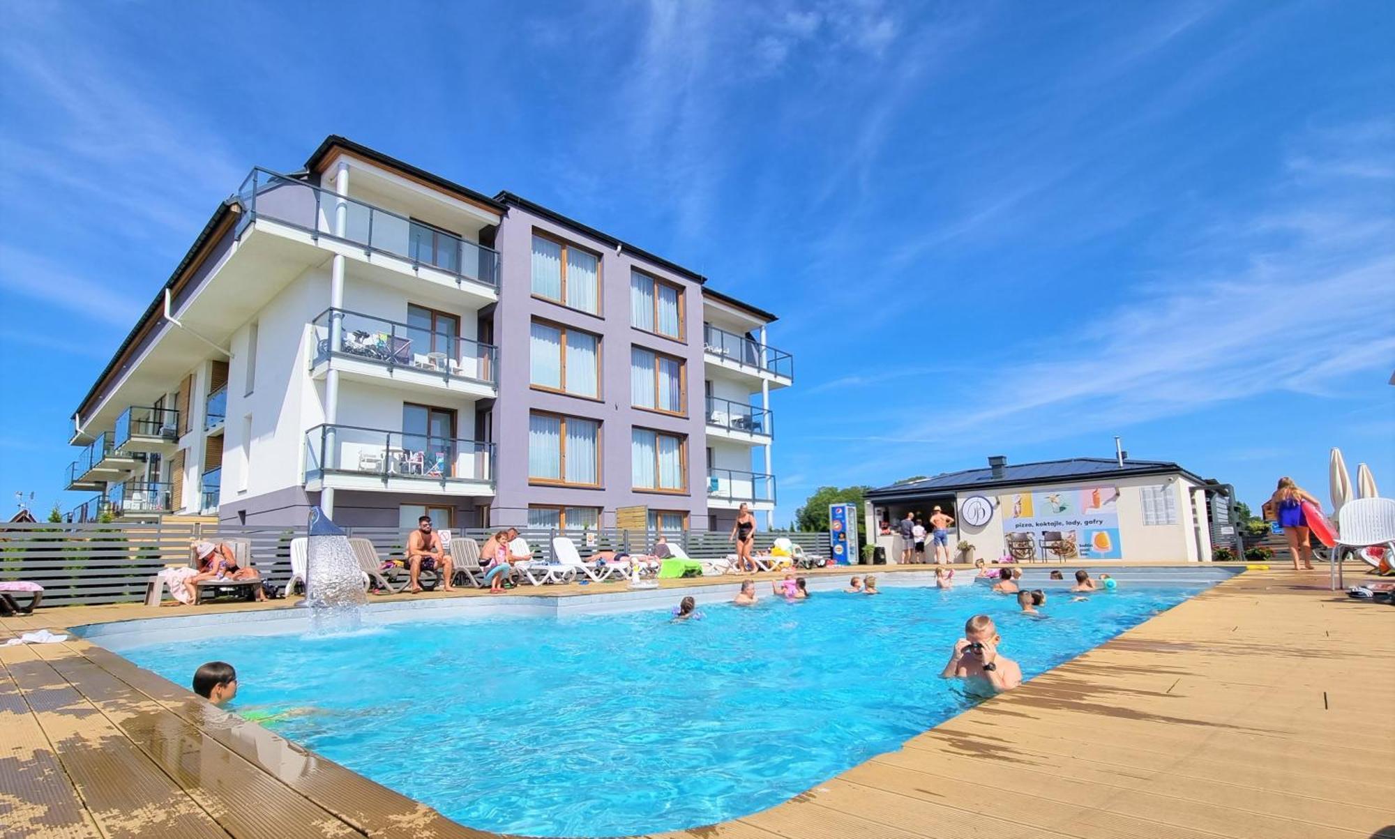 Apartament "Blu10" Z Basenem Sarbinowo Ngoại thất bức ảnh
