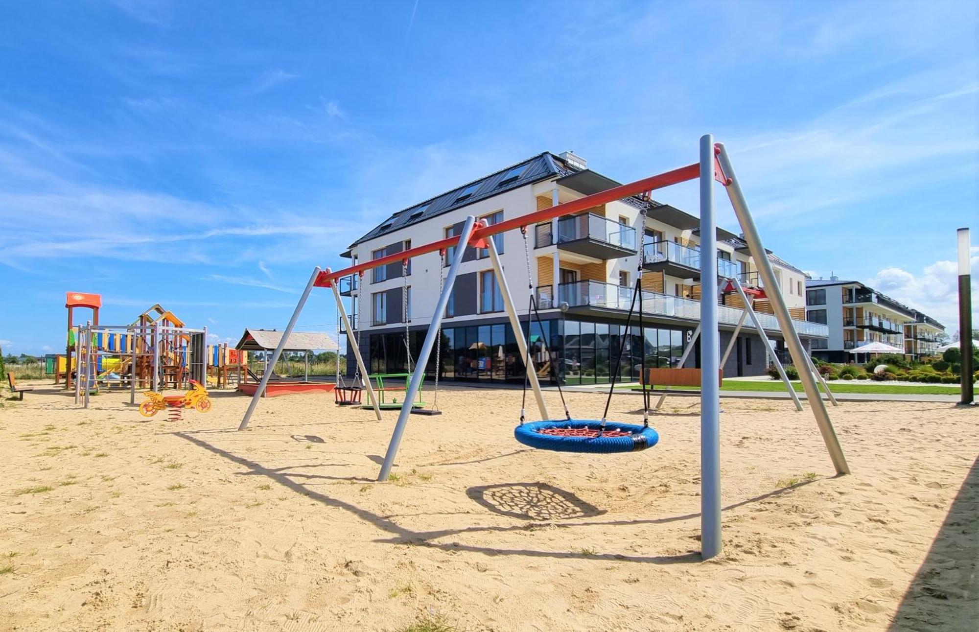 Apartament "Blu10" Z Basenem Sarbinowo Ngoại thất bức ảnh