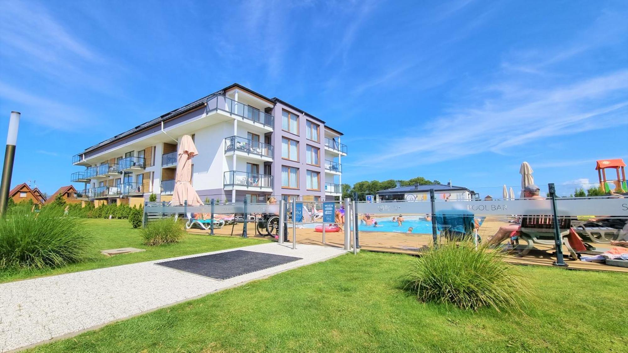 Apartament "Blu10" Z Basenem Sarbinowo Ngoại thất bức ảnh